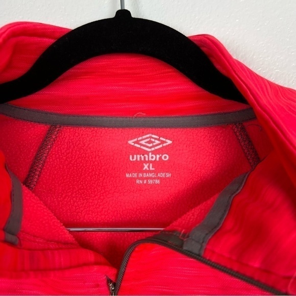 Umbro 1/4 Zip Pullover Sz XL - Picture 2 of 6